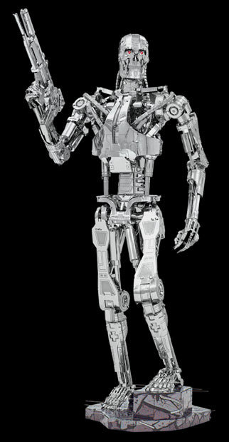 Metal Earth Premium Terminator T-800 Endoskeleton 3D Model + Tweezers 14341