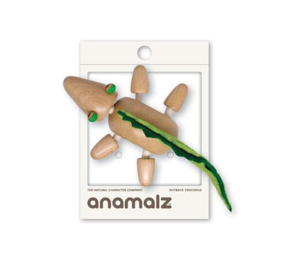 Anamalz Crocodile Wooden Animal Toy 17653