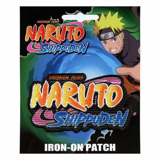 Shonen Jump Naruto Shippuden Logo Iron-On Patch Ata Boy 10793