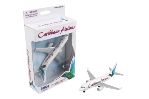 Daron Caribbean Airlines Plane Die Cast Metal Toy 26355