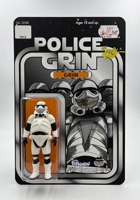 Police Grin by Ron English (Silver) figure Limited