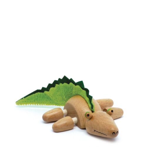 Anamalz Crocodile Wooden Animal Toy 17653