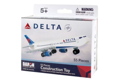 Daron Delta Airlines Plane 55 Piece Construction Toy 54440