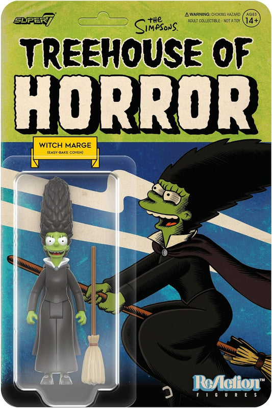 Reaction Simpsons v2 Tree House of Horror Witch Marge figure Super7 32213