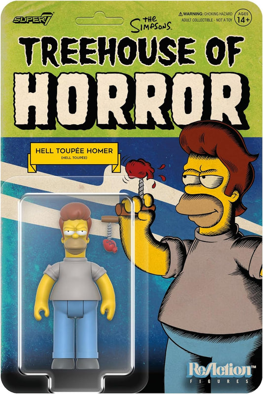 The Simpsons ReAction s4 Tree House of HorrorHell Toupee figure Super7 32206