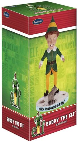 Buddy The Elf with Racoon Bobblehead figure Royal Bobbles 12645