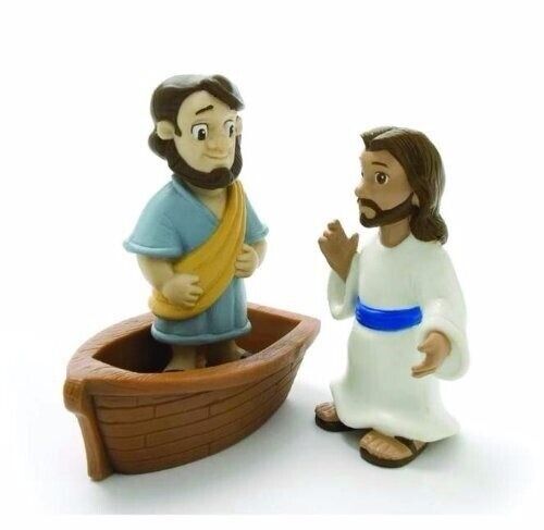 Tales of Glory Jesus and Peter Sea of Galilee toy figures 505270