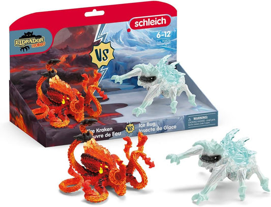 Eldrador 70826 Fire Kraken vs Ice Bug Schleich Toy Figure 07228