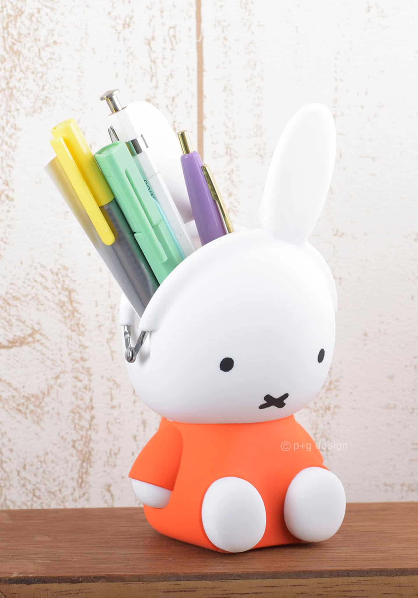 3D POCHI Miffy Silicone Pouch - red P+G Design 81708