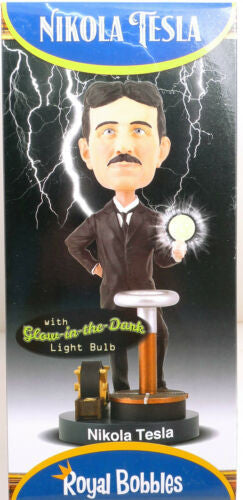 Royal Bobbles Nikola Tesla bobble head figure 010832