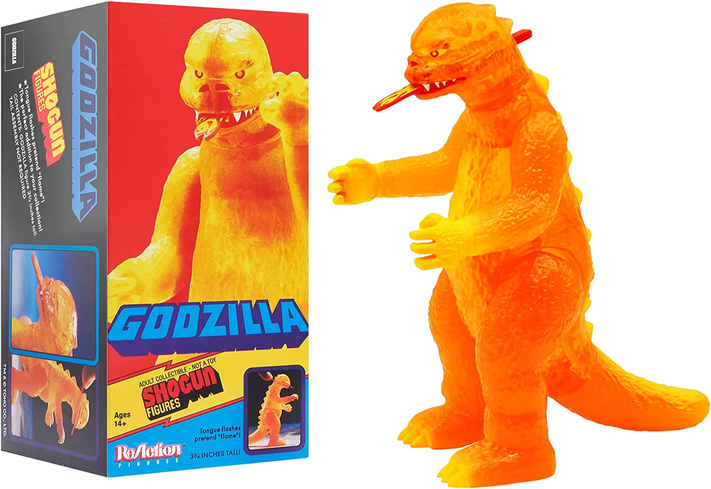 Reaction Godzilla Shogun Fire figure Super 7 17210