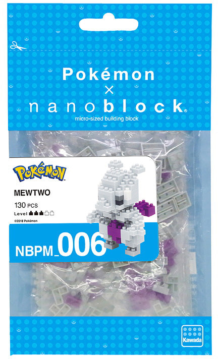 Nanoblocks Pokemon Mewtwo 130 pcs Building Set 46811