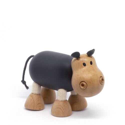 Anamalz Hippo Wooden Animal Toy 17530