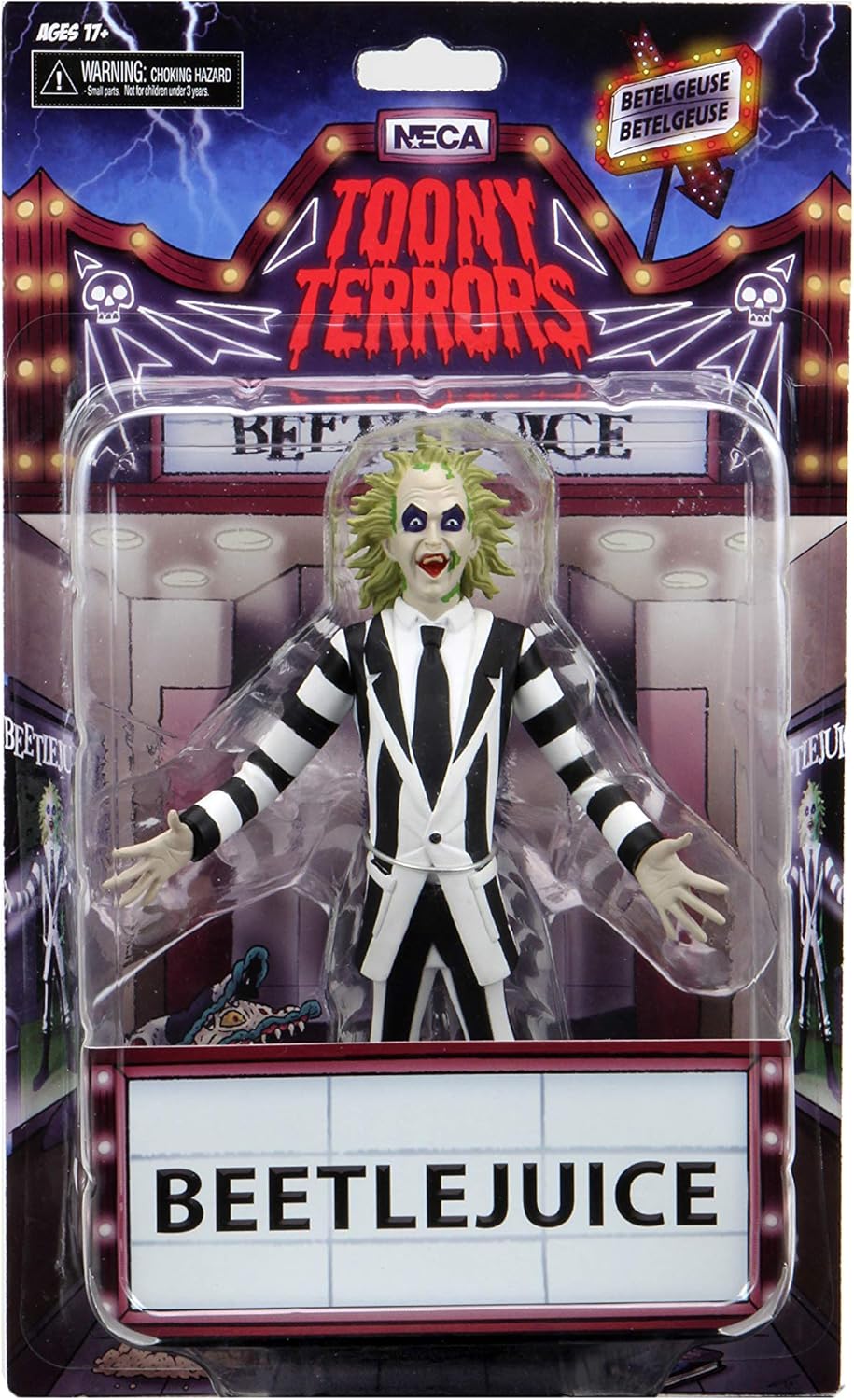 Toony Terrors Beetlejuice 6'' Scale Toy Figure NECA 07213