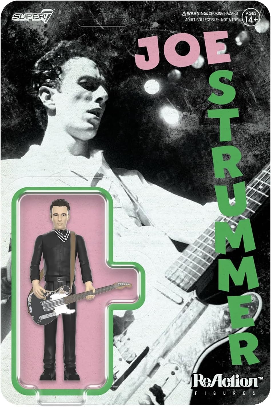 Reaction Joe Strummer (London Calling) figure Super7 45350