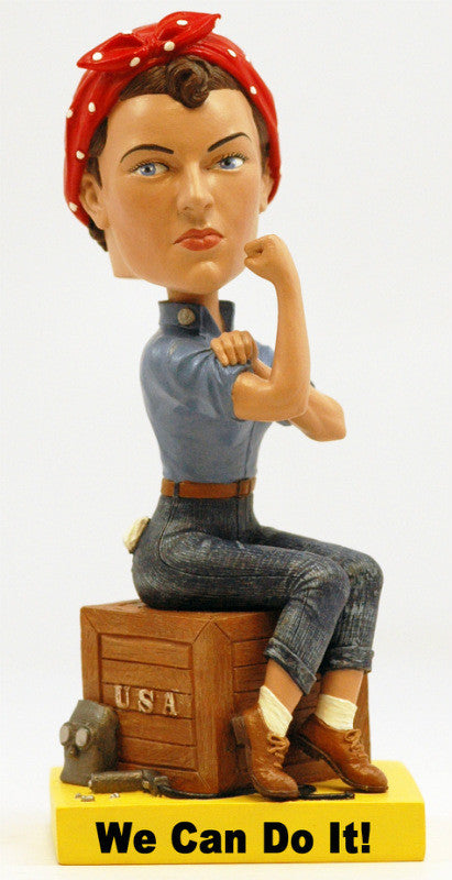 Royal Bobbles Rosie the Riveter bobblehead figure 010665