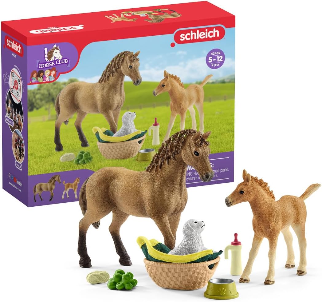 Horse Club 42432 Sarah's baby animal care toy figure Schleich 72772