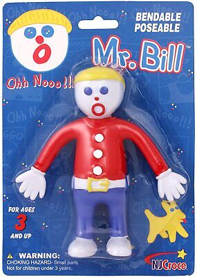 Mr.Bill Bendable toy figure NJ Croce 026004