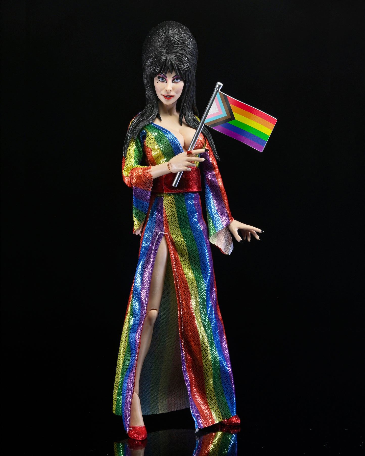 Elvira Over the Rainbow 8" Clothed Toy Figure NECA 72009