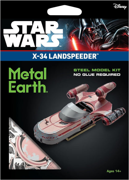 Metal Earth Star Wars X-34 Landspeeder 2.5 sheets 3D Model + Tweezer 24807