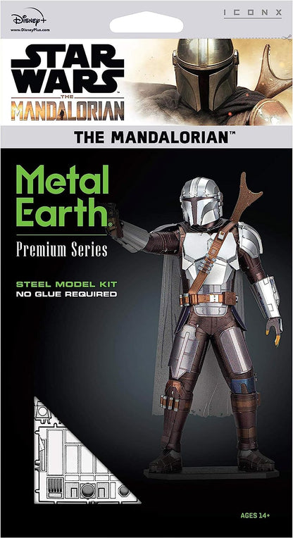 Metal Earth Premium Series Star Wars The Mandalorian 3D Model + Tweezers 14396