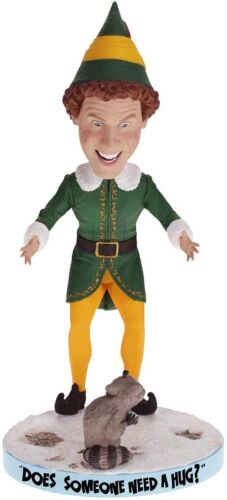 Buddy The Elf with Racoon Bobblehead figure Royal Bobbles 12645