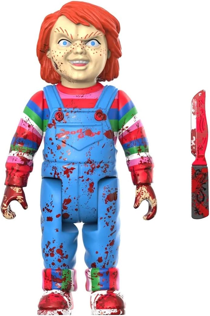 Reaction Childs Play Evil Chucky Blood Splatter figure Super7 24300