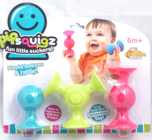 Fat Brain PipSquigz Playful Texures & Rattle 020635