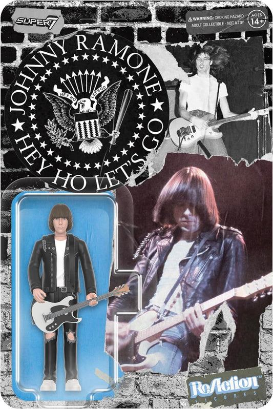 Reaction The Ramones Johnny Hey Ho Let's Go figure Super7 48078