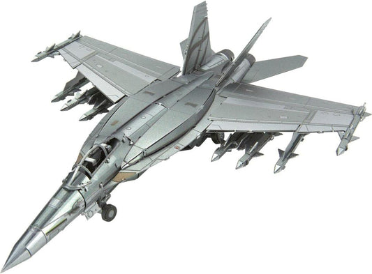 Metal Earth F/A-18 Super Hornet 3D Laser Cut Model + Tweezers 14594