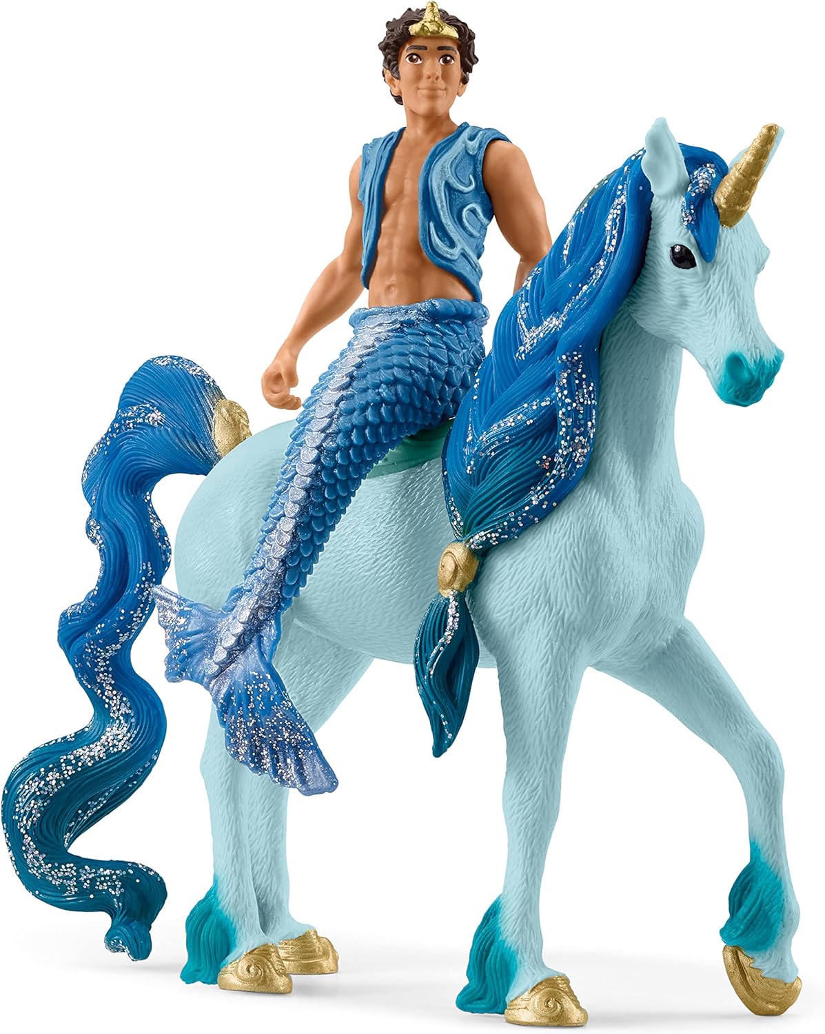 Bayala 70718 Aryon on Unicorn Toy figure Schleich 63278