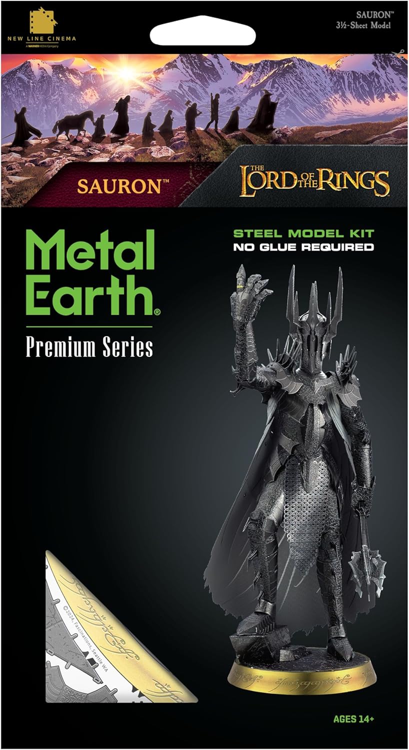 Metal Earth Premium Lord of the Rings Sauron 3D Laser Cut Model 02409