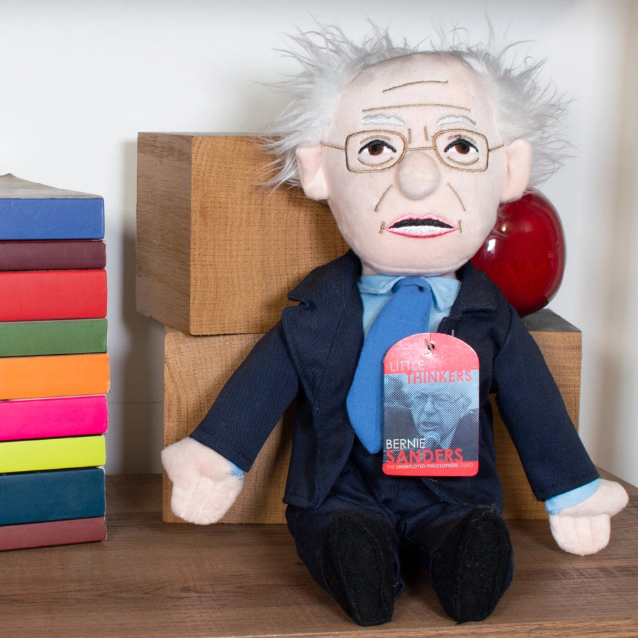 Little Thinkers Bernie Sanders Plush - Unemployed Philosophers Guild 01881