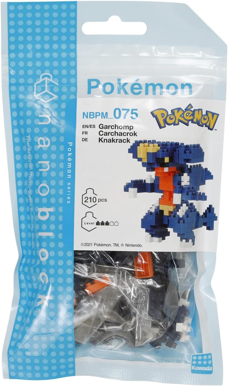 Nanoblock Pokemon Garchomp 210 pcs Kawada 20474