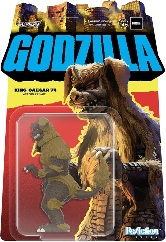 Reaction Godzilla King Ceasar 74 toy figure Super7 85233