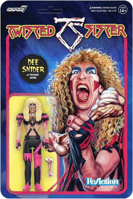 Reaction Twisted Sister Dee Snider figure Super7 27295