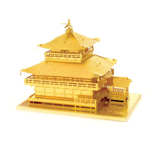 Metal Earth Kinkaku-ji Gold 3D Metal Model + Tweezer 010909