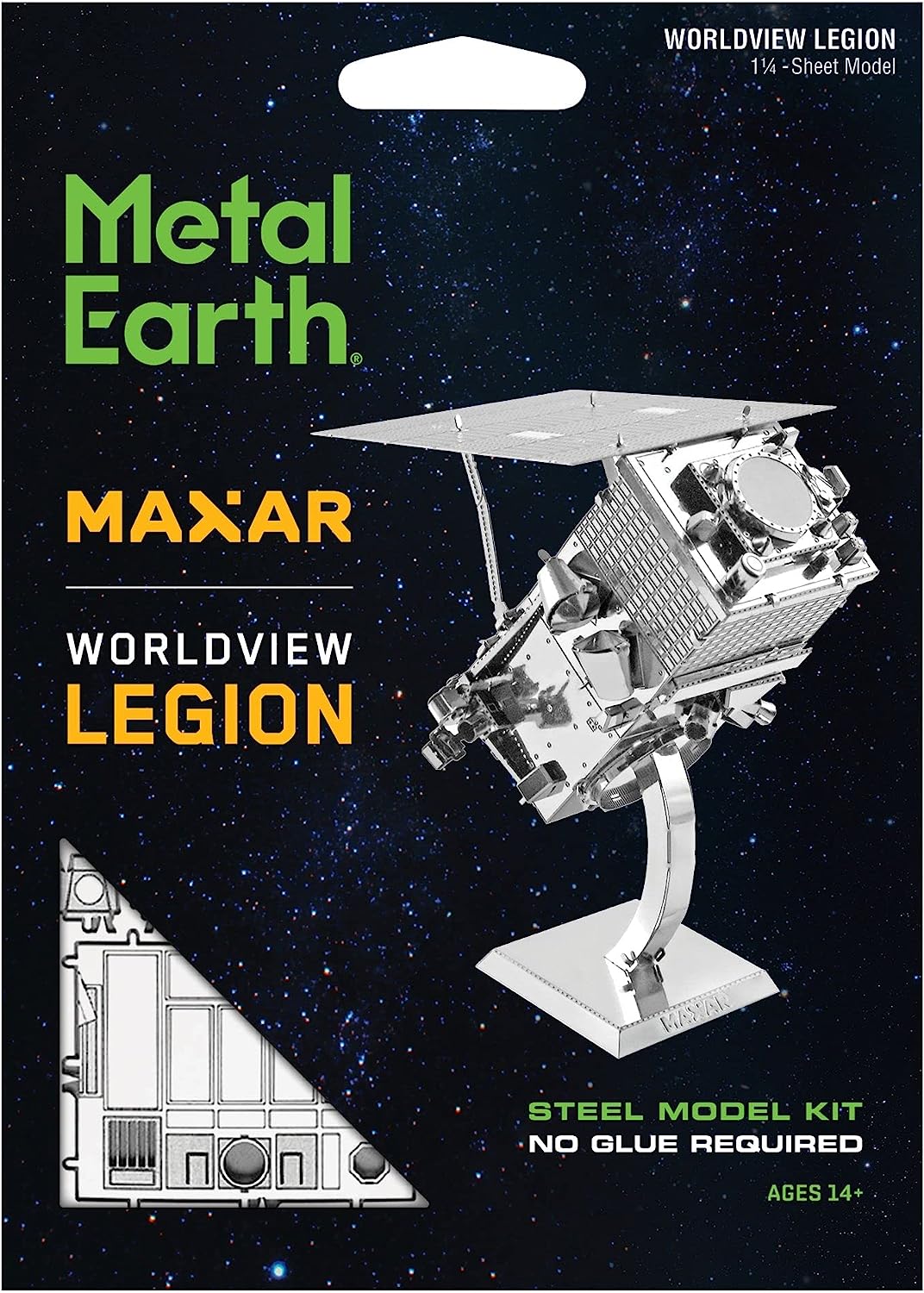 Metal Earth Maxar Worldview Legion 3D Model + Tweezers 24906