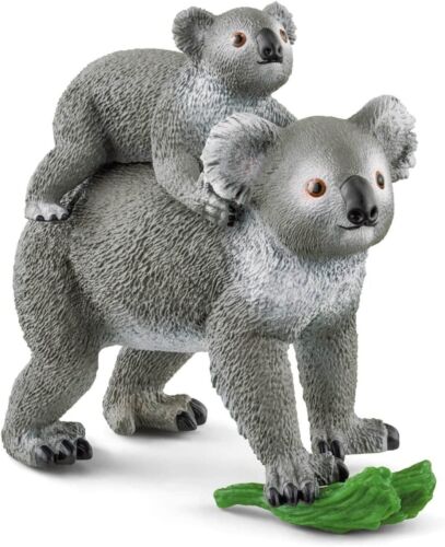 Wild Life 42566 Koala Mother And Baby Toy Figure Set Schleich 23446