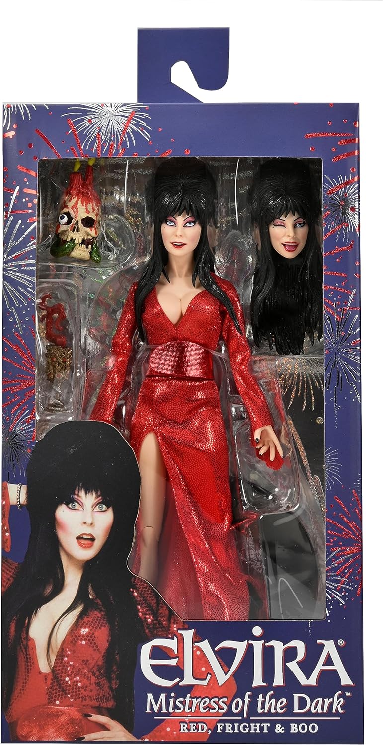 Elvira Mistress of the Dark Red, Fright Boo figure NECA 60808