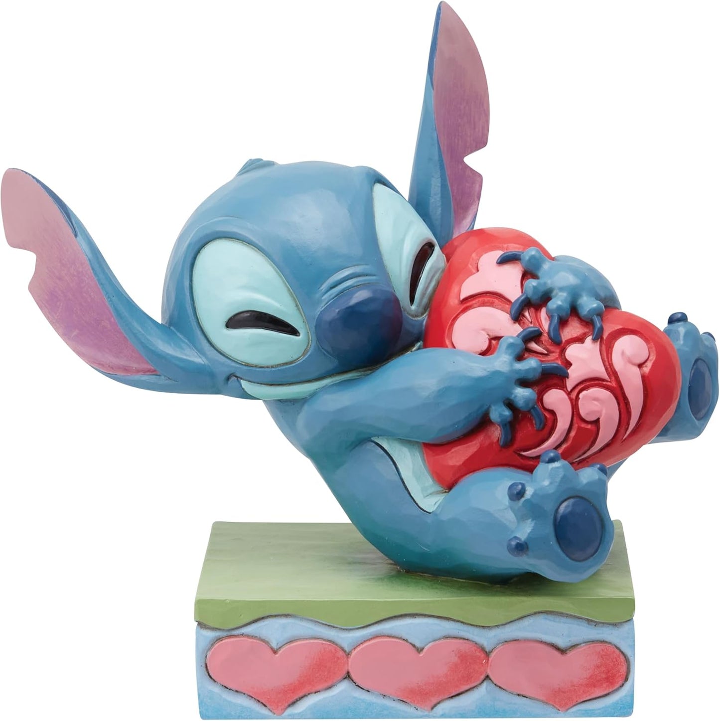 Disney Traditions Stitch Hugging Heart Struck Figurine Enesco 82002