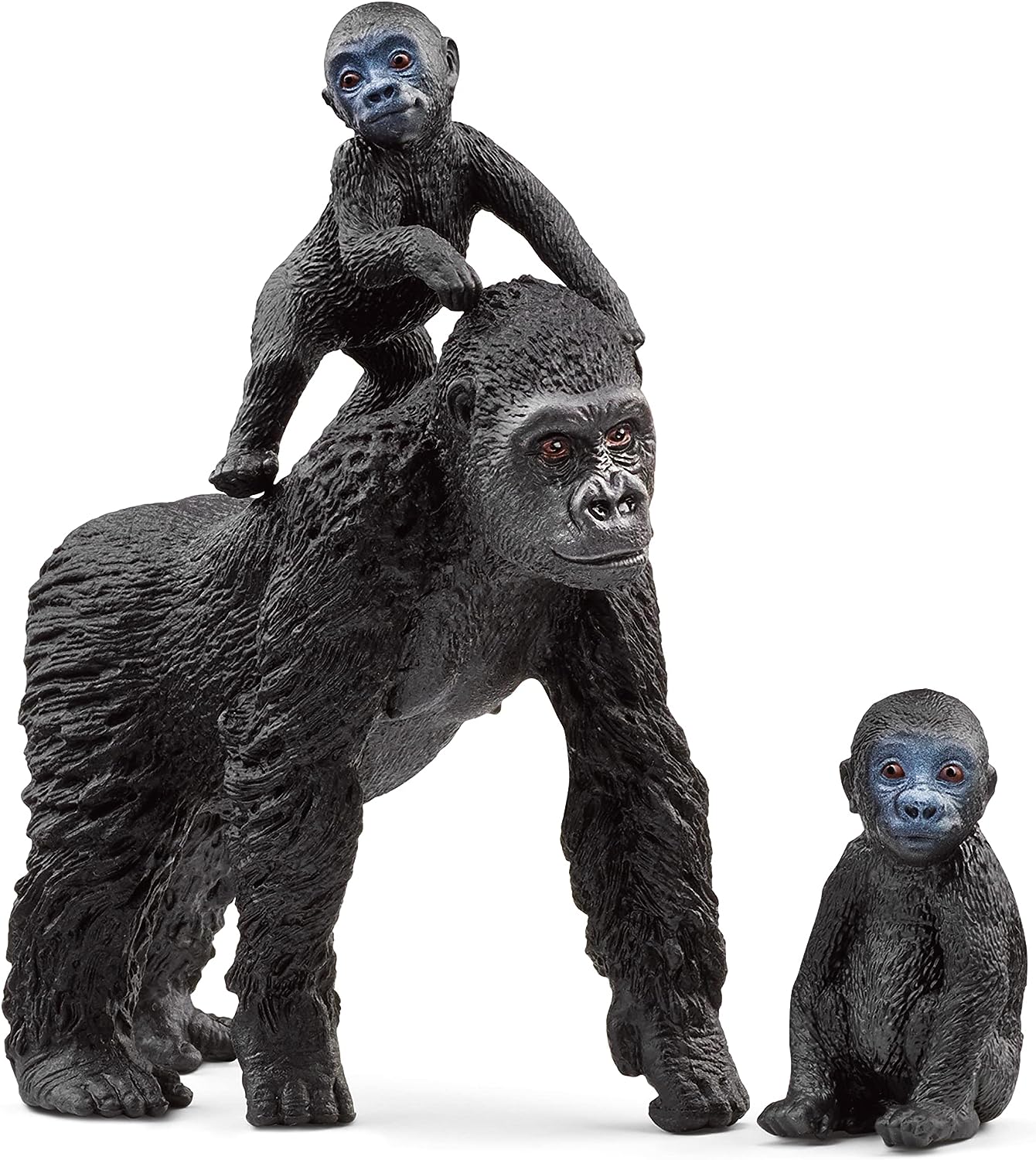 Wild Life 42601 Gorilla Family Set with Gorilla Mother and Babies Schleich 54010