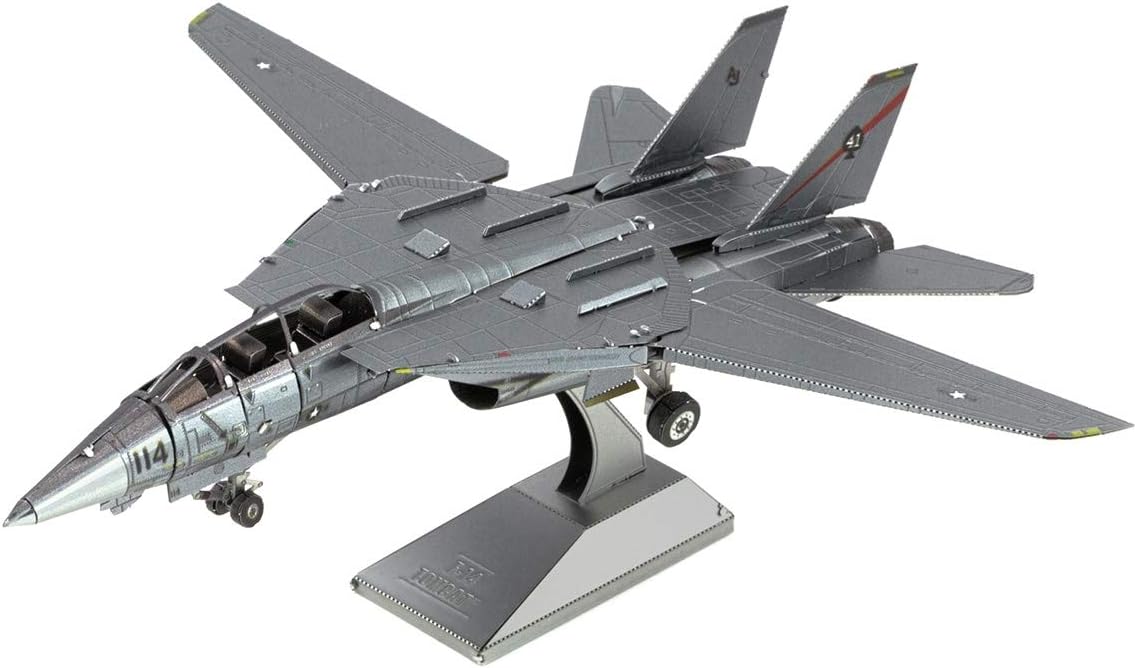 Metal Earth F-14 Tomcat 3D Laser Cut Model + Tweezers 14587