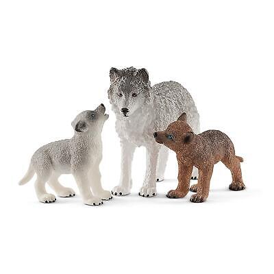 Wild Life 42472 Wolf with pups toy figures Schleich 71218