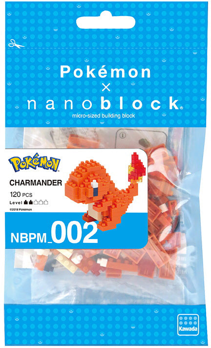 Nanonlock Pokemon Charmander 120pcs Kawada 46200