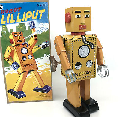 Schylling Collectors Series Robot Lilliput tin toy wind up ms393 211340