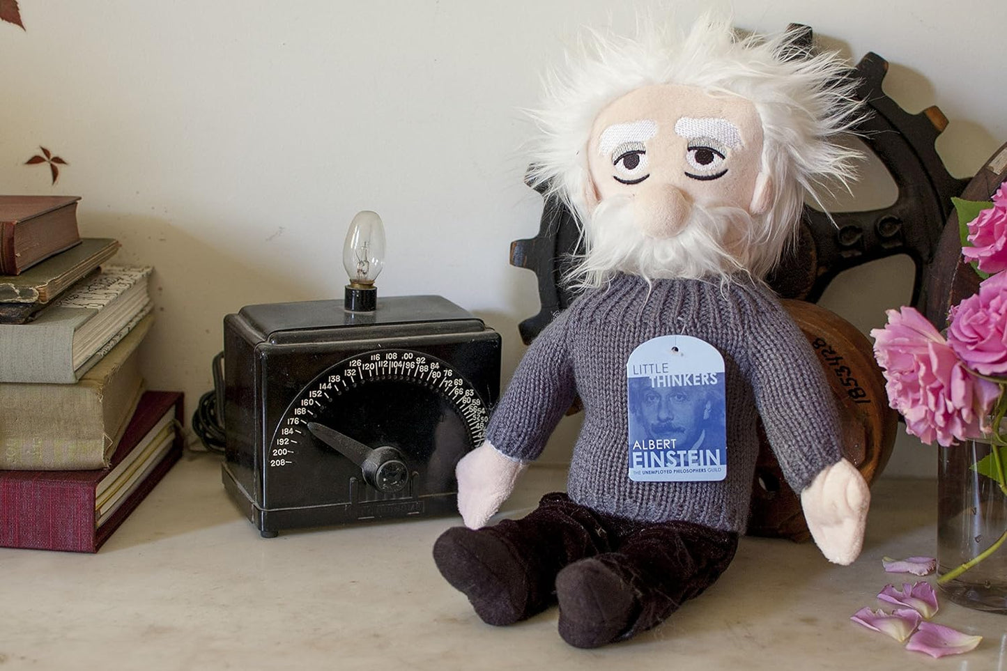 Little Thinkers Albert Einstein Plush Doll - Unemployed Philosophers Guild 01034