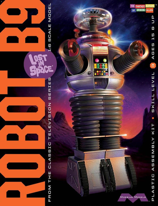 Lost In Space Robot B9 1:6 Scale Toy Model Kit Moebius Models 01415