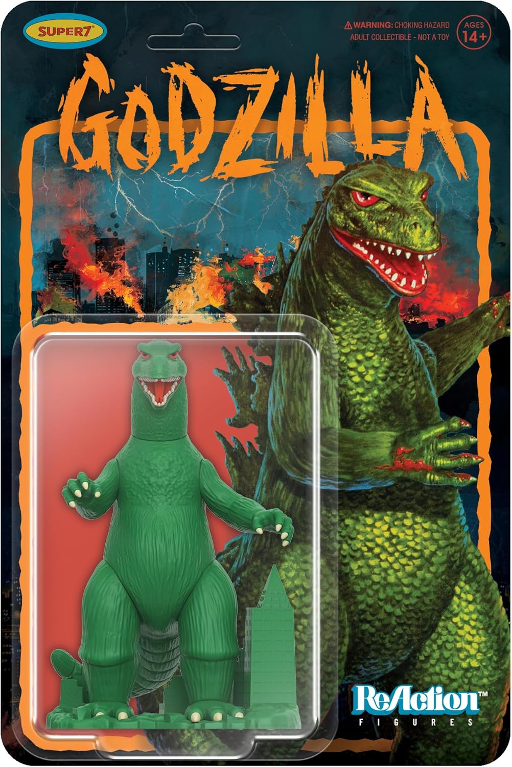 Reaction Godzilla Model Kit on Card toy figure Super7 87848