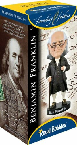 Royal Bobbles Founding Fathers Benjamin Franklin bobblehead figure 11419